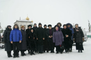 Паломники из Красноярской епархии в монастыре 3-4 января 2016г.